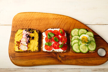 Vegetarian sandwiches