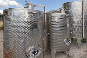 Wine Production Tanks