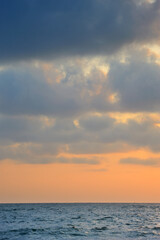 Obraz premium Mediterranean coast in southern Israel near the city of Ashkelon