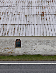 Old window of a farm house