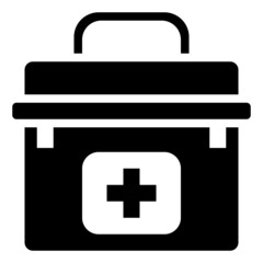 FIRST AID KID glyph icon,linear,outline,graphic,illustration