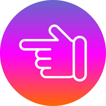 Hand Point Left Icon