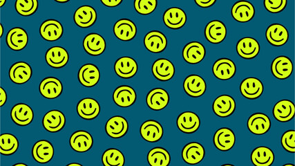 Happy Smiley Face Pattern