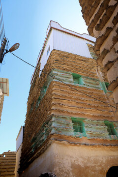 traditional building  in Saudi araba Riyadh - Buildings made of rock- asir