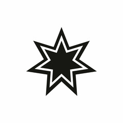 Magic and alchemy star. Trendy line art style.