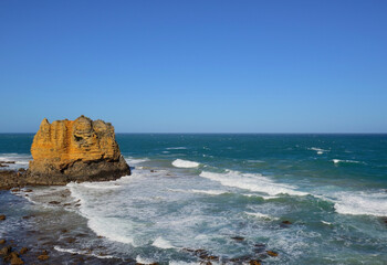 Table Rock in Eagle Point Marine Sanctuary, located at Aireys Inlet on the Great Ocean Road, Victoria, Australia.