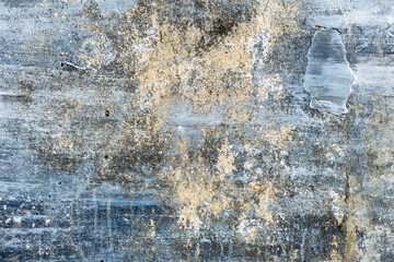 aged wallcovering texture with various shades of blue