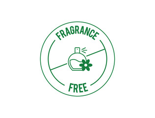 fragrance-free icon vector illustration 