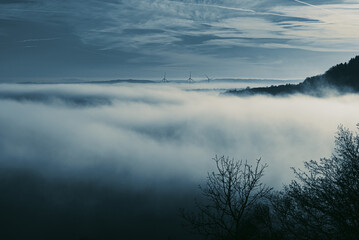 Nebel über der Vulkaneifel