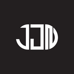 JJN letter logo design on black background. JJN creative initials letter logo concept. JJN letter design.