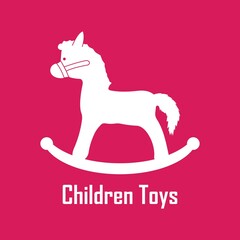 kid's toy pony icon