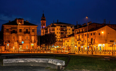 Saluzzo at night