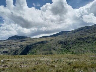 Fototapeta premium clouds over the mountains