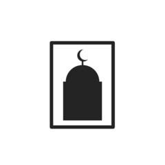 Muslim place of worship icon