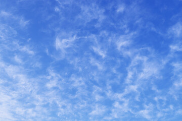 Blue sky with white clouds