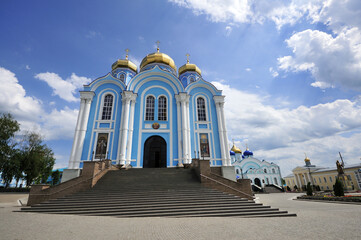 Orthodox monastery in the city of Zadonsk