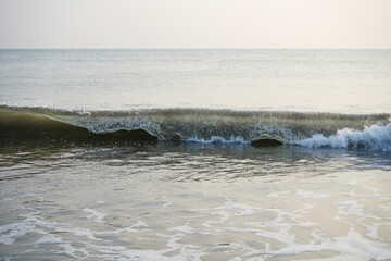 Fototapeta premium waves on the beach