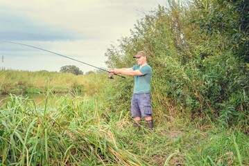 Outdoor sports hobby fishing.