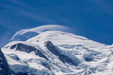 Mont Blanc - the highest peak in the Alps.