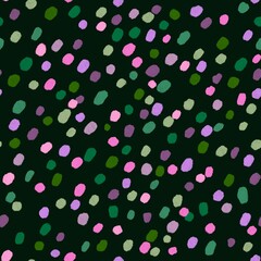 Naklejka na ściany i meble Seamless polka dots pattern for fabrics and textiles and packaging and gifts and cards and linens