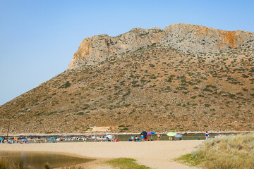 Zorbas beach in Stavros, Crete, Greece