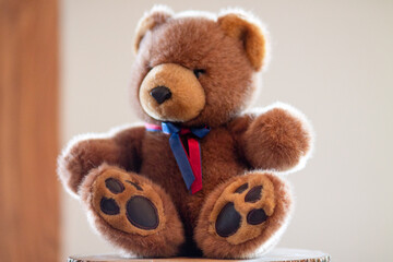 brown teddy bear decoration baby shower