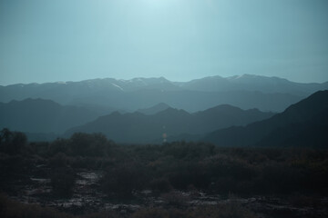 fog in the mountains