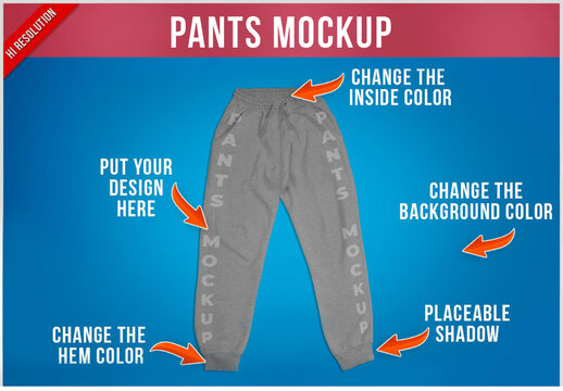 Pants Mockup