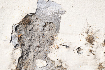 Cracked and abstract grunge texture. Aged material surface backdrop. Weathered effect pattern. Old and dirty background.