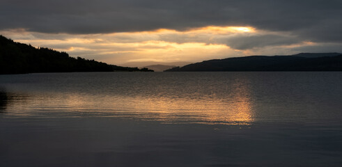 Loch Rannoch at Sunset