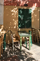 Ano Poli (Upper Town) in city of Thessaloniki, Greece