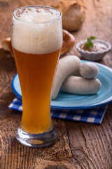 bavarian white sausages