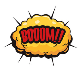 booom word pop art
