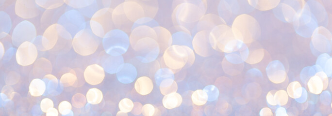 Blurred defocused multi color lights. Copy Space, concept