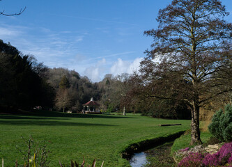Fototapeta na wymiar A Sussex Park in February