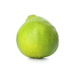 Fresh bergamot fruit isolated on white background