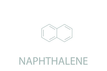 Naphthalene molecular skeletal chemical formula.	
