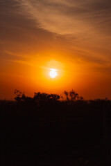 Landscape photography at sunset