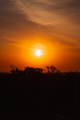 Landscape photography at sunset