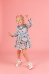 dancing girl in a dress