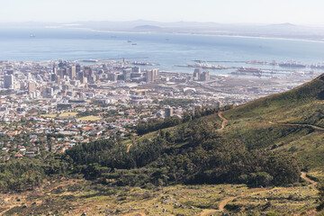 view of the city cape town South Africa