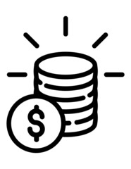 Money  Banking  Finance Flat Icon Isolated On White Background