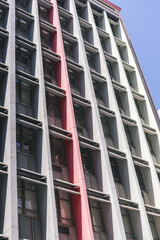 office building with windows abstract