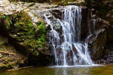 river in the mountains
