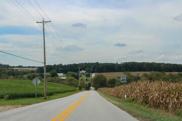 road in the countryside