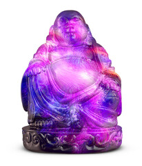 Buddha 3D Rendering on White Background