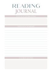 Reading Journal 
