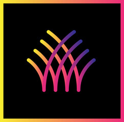 simple logo for commercials or brand or product