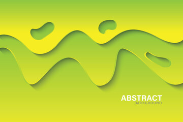 Abstract background green and Yellow color background abstract art Design element for web banners, posters,