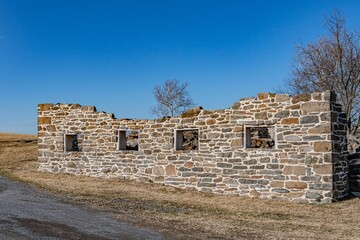 The Historic Rose Barn, Gettysburg National Military Park, Pennsylvania, USA